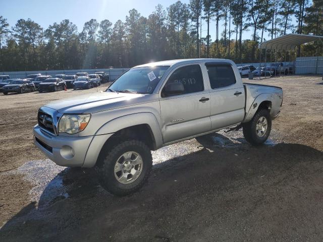 3TMLU42N18M017223 - 2008 TOYOTA TACOMA DOUBLE CAB SILVER photo 1