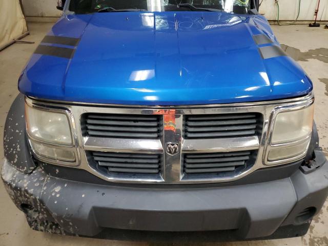 1D8GU28K48W101590 - 2008 DODGE NITRO SXT BLUE photo 12