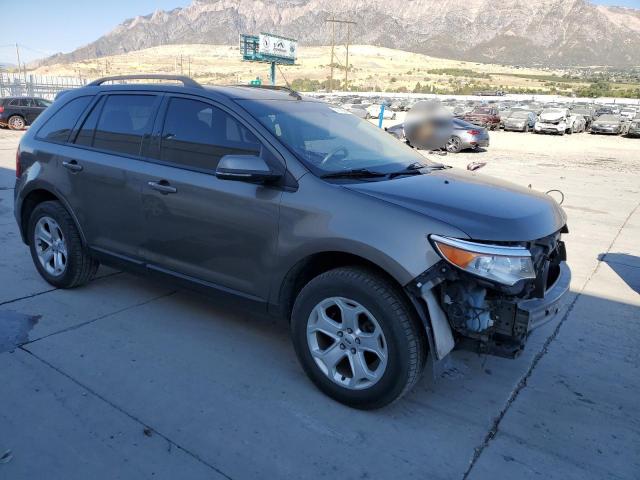 2FMDK4JC3EBB55705 - 2014 FORD EDGE SEL GRAY photo 4