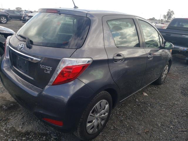 JTDKTUD38DD560116 - 2013 TOYOTA YARIS GRAY photo 3