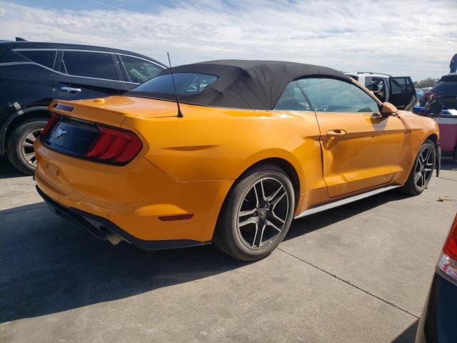 1FATP8UH3J5118268 - 2018 FORD MUSTANG ORANGE photo 3