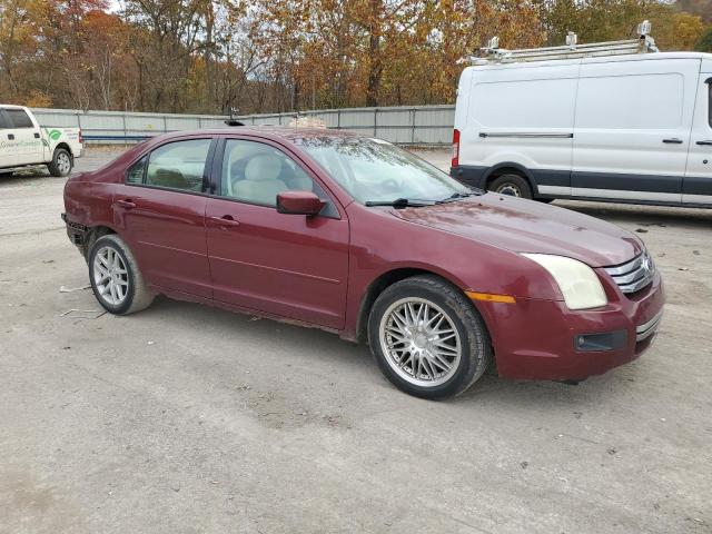 3FAFP07Z66R206447 - 2006 FORD FUSION SE BURGUNDY photo 4