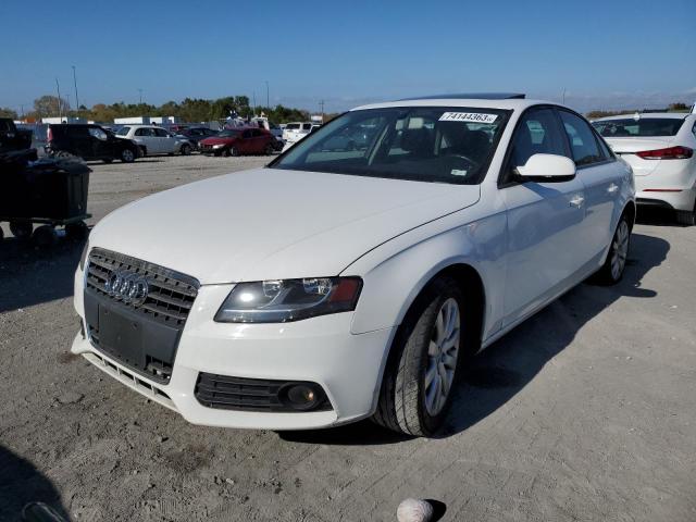 WAUBFAFL6CN006078 - 2012 AUDI A4 PREMIUM WHITE photo 1