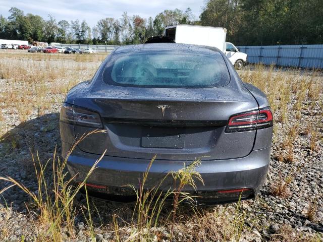 5YJSA1E51NF488545 - 2022 TESLA MODEL S GRAY photo 6