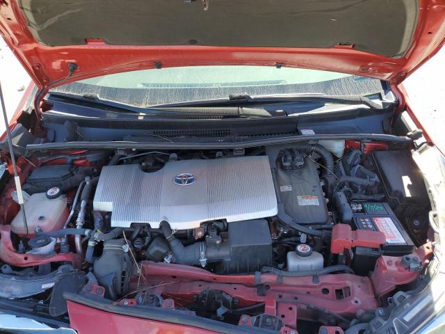 JTDKARFU0L3117925 - 2020 TOYOTA PRIUS L RED photo 11