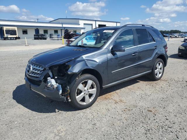 4JGBB8GB9BA704649 - 2011 MERCEDES-BENZ ML 350 4MATIC BLUE photo 1