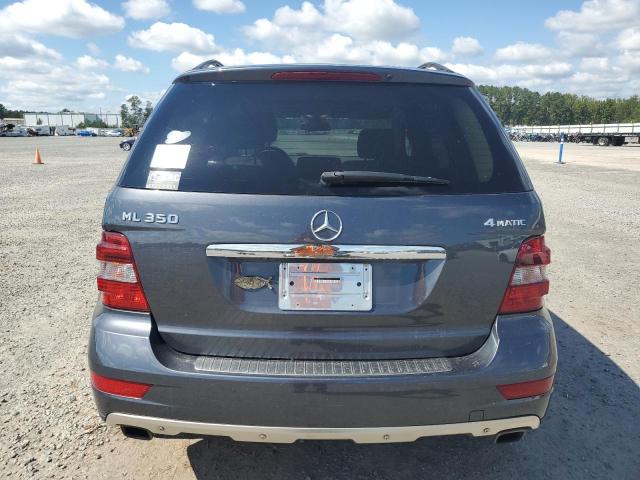 4JGBB8GB9BA704649 - 2011 MERCEDES-BENZ ML 350 4MATIC BLUE photo 6