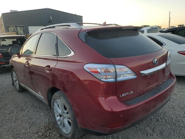 JTJBC1BA5A2415703 - 2010 LEXUS RX 450H RED photo 2