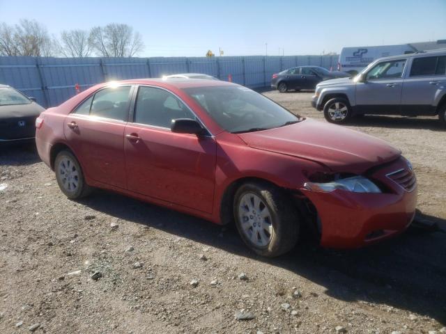 4T1BK46K87U053630 - 2007 TOYOTA CAMRY LE RED photo 4