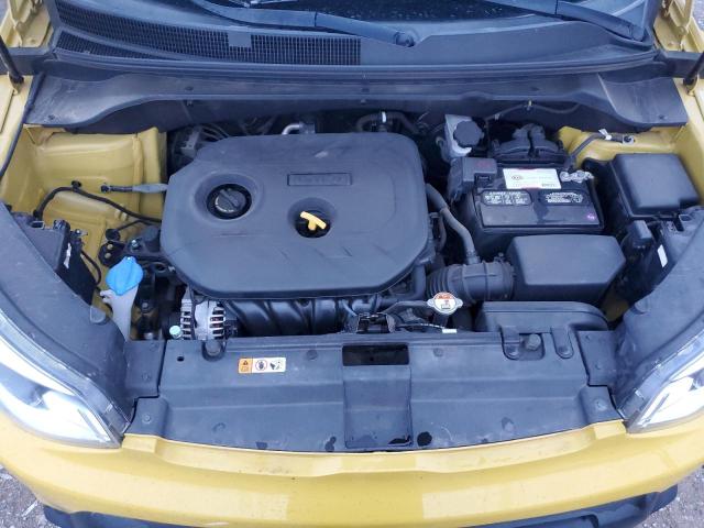 KNDJP3A57E7026797 - 2014 KIA SOUL + YELLOW photo 11