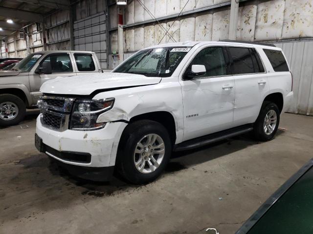 1GNSKBKC8HR185628 - 2017 CHEVROLET TAHOE K1500 LT WHITE photo 1