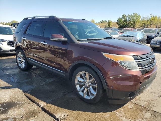 1FMHK8F82CGA44369 - 2012 FORD EXPLORER LIMITED MAROON photo 4