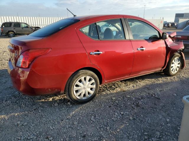 3N1CN7AP6CL859817 - 2012 NISSAN VERSA S RED photo 3