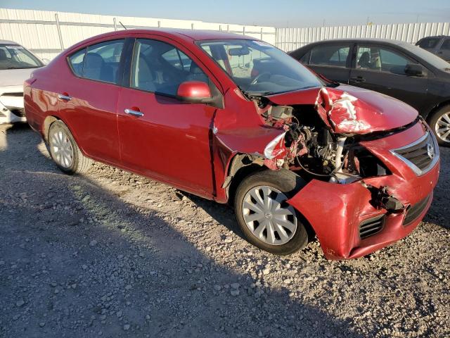 3N1CN7AP6CL859817 - 2012 NISSAN VERSA S RED photo 4