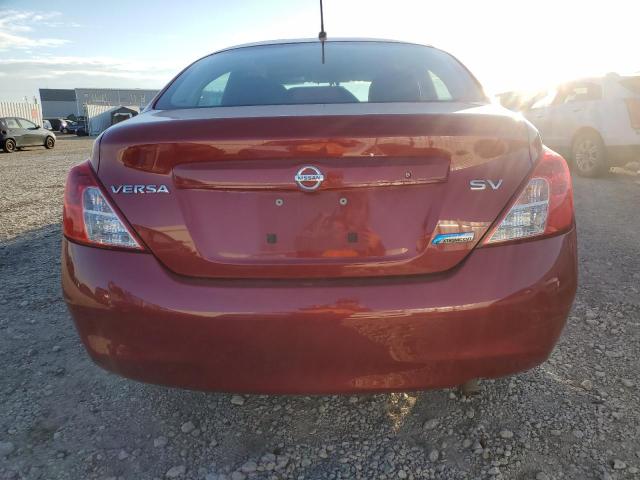 3N1CN7AP6CL859817 - 2012 NISSAN VERSA S RED photo 6