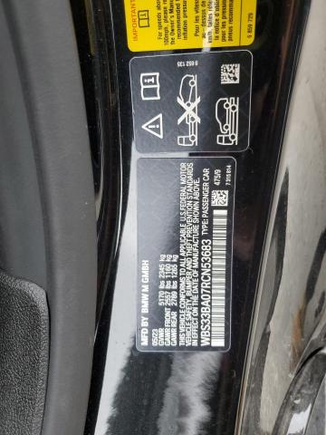 WBS33BA07RCN53683 - 2024 BMW M4 COMPETITION Czarny zdjęcie 13