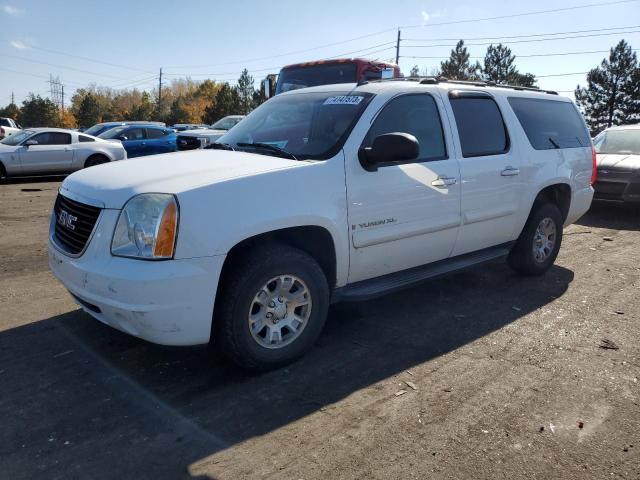 1GKFK16367R313611 - 2007 GMC YUKON XL K1500 WHITE photo 1