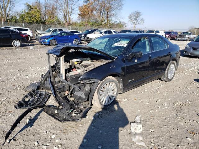 3FADP0L32AR159001 - 2010 FORD FUSION HYBRID BLACK photo 1