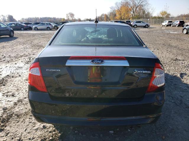 3FADP0L32AR159001 - 2010 FORD FUSION HYBRID BLACK photo 6