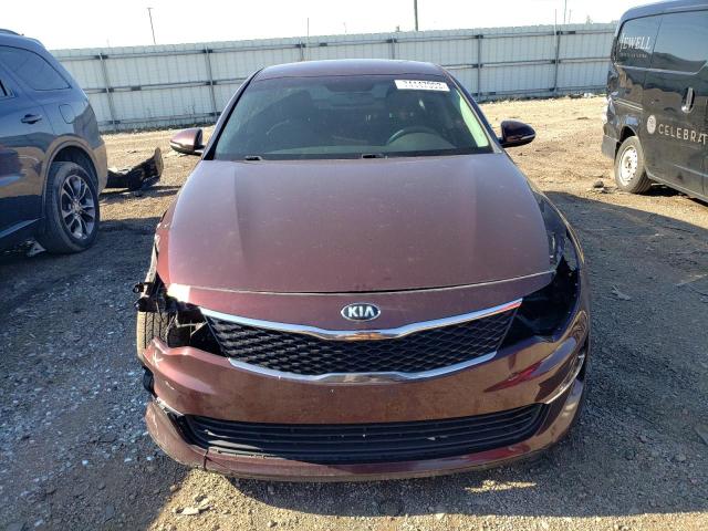 5XXGT4L31JG195089 - 2018 KIA OPTIMA LX BURGUNDY photo 5