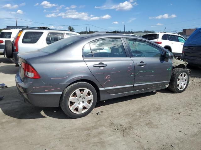 2HGFA1F56BH301176 - 2011 HONDA CIVIC LX GRAY photo 3