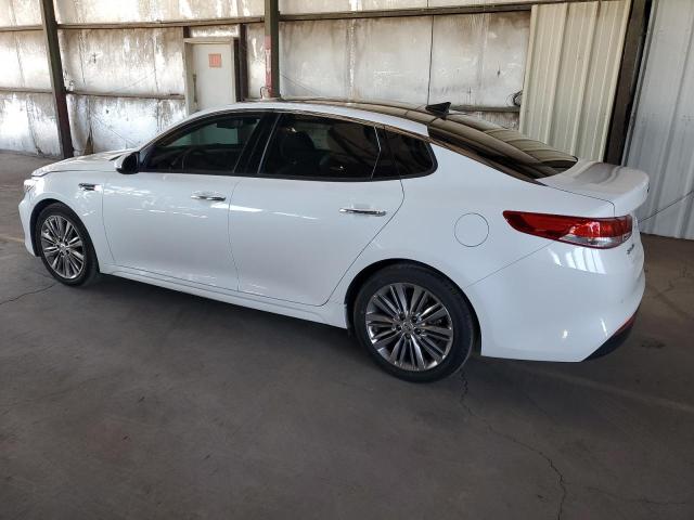 5XXGU4L32JG227450 - 2018 KIA OPTIMA EX WHITE photo 2