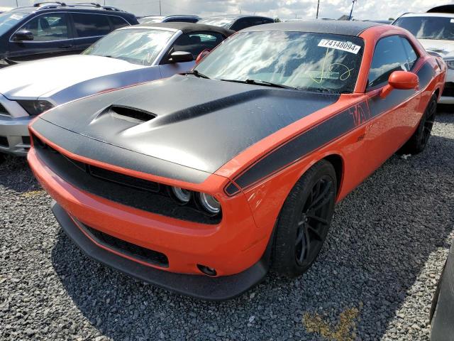 2C3CDZFJ8NH156137 - 2022 DODGE CHALLENGER R/T SCAT PACK ORANGE photo 1