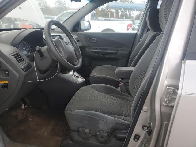 KM8JN72D46U442145 - 2006 HYUNDAI TUCSON GLS SILVER photo 7