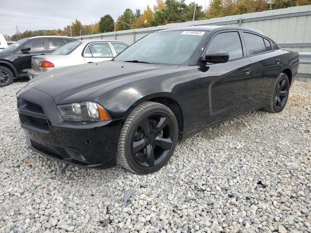 2C3CDXAGXEH190998 - 2014 DODGE CHARGER POLICE BLACK photo 1