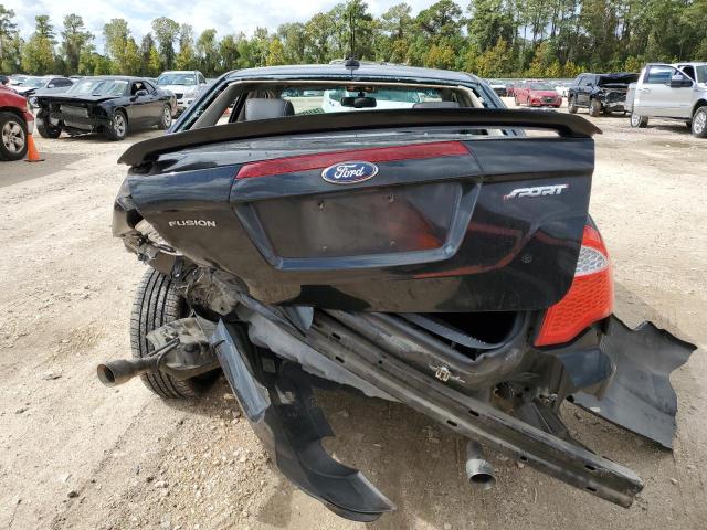 3FAHP0KC1BR291767 - 2011 FORD FUSION SPORT BLACK photo 6