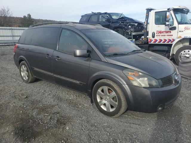 5N1BV28U54N361760 - 2004 NISSAN QUEST S BLACK photo 4