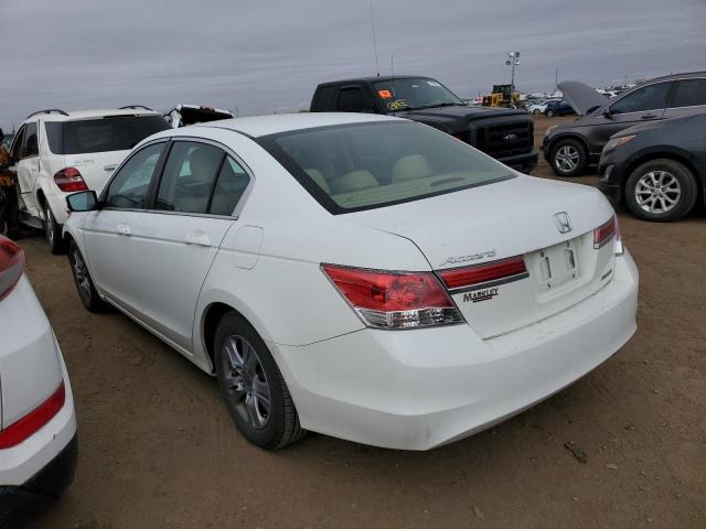 1HGCP2F6XCA114832 - 2012 HONDA ACCORD SE WHITE photo 2