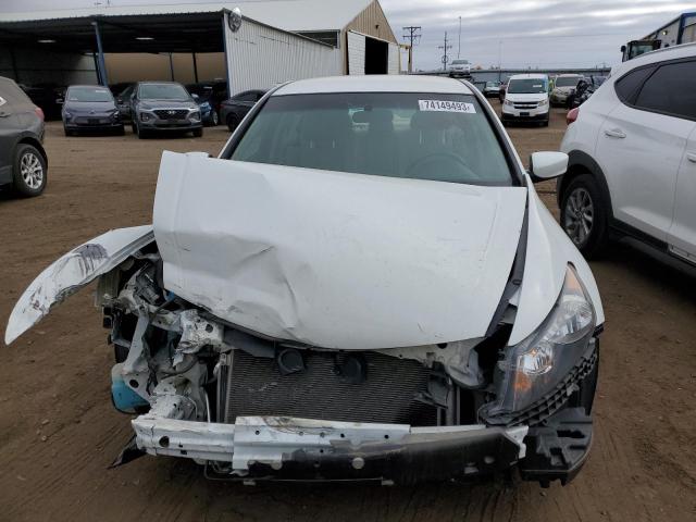 1HGCP2F6XCA114832 - 2012 HONDA ACCORD SE WHITE photo 5