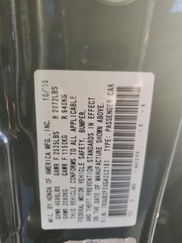 19UUB2F5XGA002161 - 2016 ACURA TLX TECH BLACK photo 12