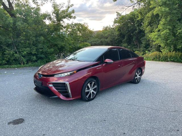 JTDBVRBD3HA002894 - 2017 TOYOTA MIRAI BURGUNDY photo 2