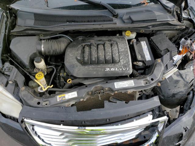 2C4RC1BG6DR650767 - 2013 CHRYSLER TOWN & COU TOURING შავი ფოტო 12