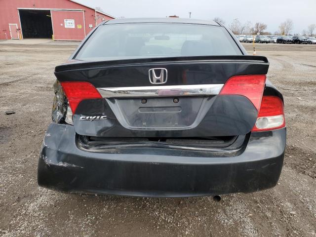 2HGFA16229H106126 - 2009 HONDA CIVIC DX BLACK photo 6