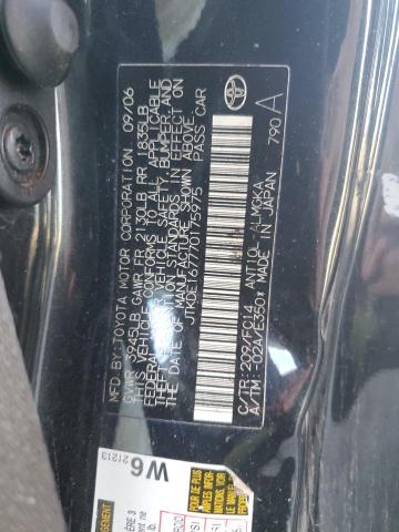 JTKDE167770175975 - 2007 TOYOTA SCION TC 黑色 照片 12