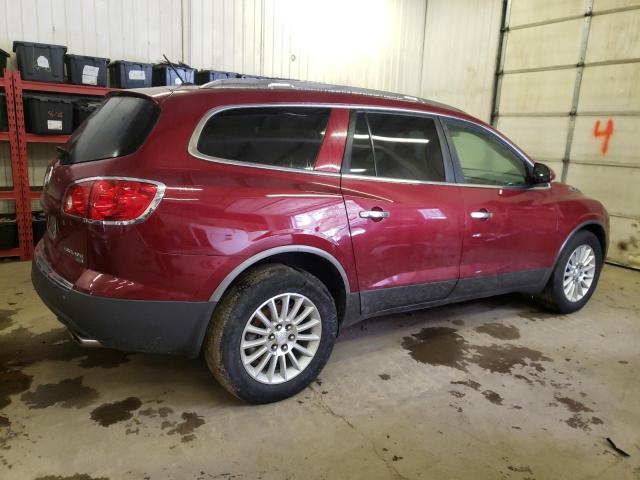 5GALVBEDXAJ234780 - 2010 BUICK ENCLAVE CXL BURGUNDY photo 3