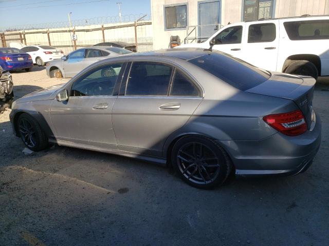 WDDGF4HB9DR298193 - 2013 MERCEDES-BENZ C 250 GRAY photo 2