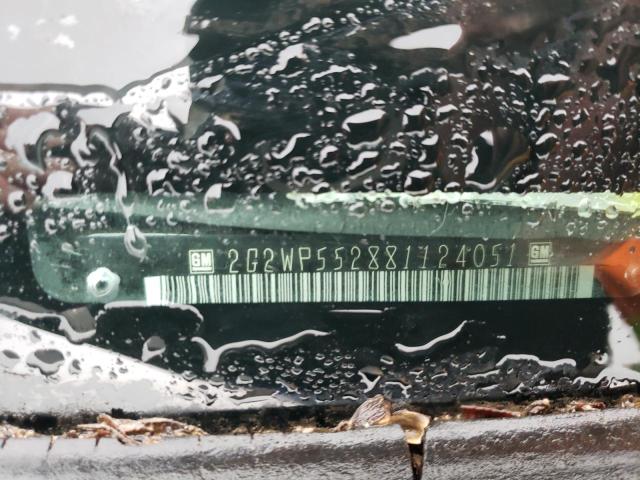 2G2WP552881124051 - 2008 PONTIAC GRAND PRIX 石墨色 照片 12