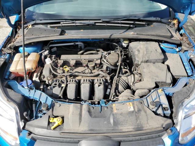 1FADP3F26EL300712 - 2014 FORD FOCUS SE BLUE photo 11