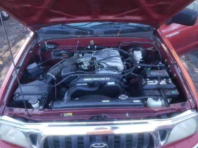 5TEGN92NX2Z044765 - 2002 TOYOTA TACOMA DOUBLE CAB PRERUNNER RED photo 11