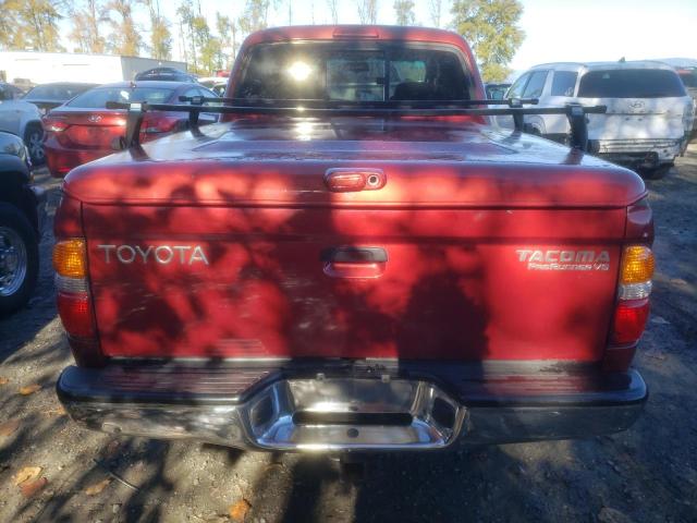 5TEGN92NX2Z044765 - 2002 TOYOTA TACOMA DOUBLE CAB PRERUNNER RED photo 6