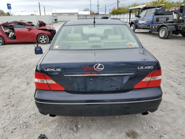 JTHBN36F455016752 - 2005 LEXUS LS 430 BLUE photo 6