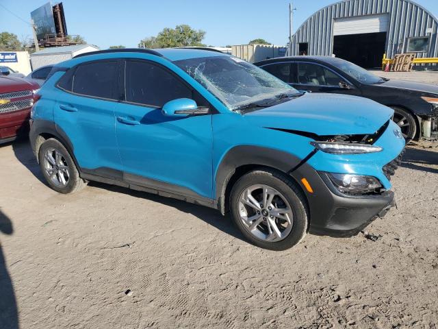 KM8K62AB3NU832351 - 2022 HYUNDAI KONA SEL TEAL photo 4