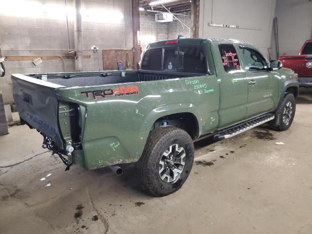 3TYSZ5AN1NT061792 - 2022 TOYOTA TACOMA ACCESS CAB მწვანე ფოტო 3