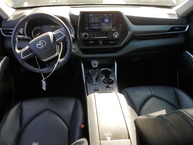 5TDGZRAH8NS109808 - 2022 TOYOTA HIGHLANDER XLE GRAY photo 8