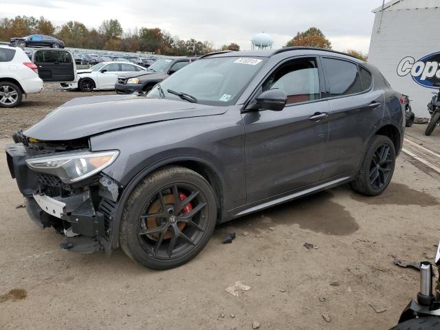 ZASPAKBN7M7D19805 - 2021 ALFA ROMEO STELVIO TI GRAY photo 1