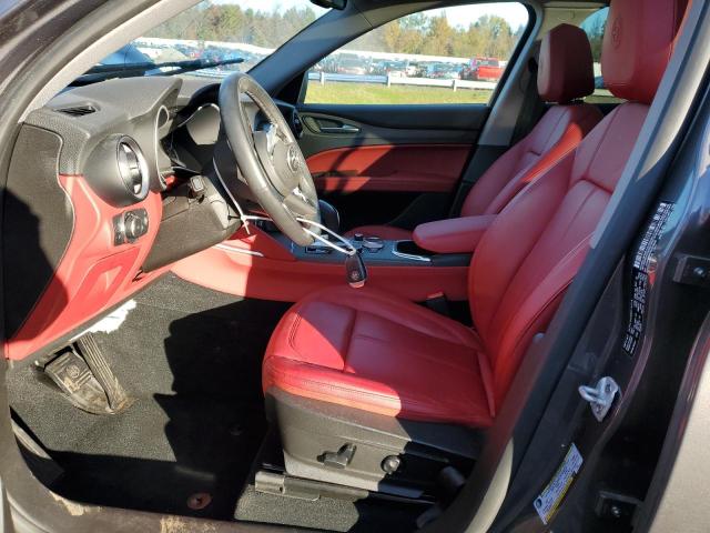 ZASPAKBN7M7D19805 - 2021 ALFA ROMEO STELVIO TI GRAY photo 7